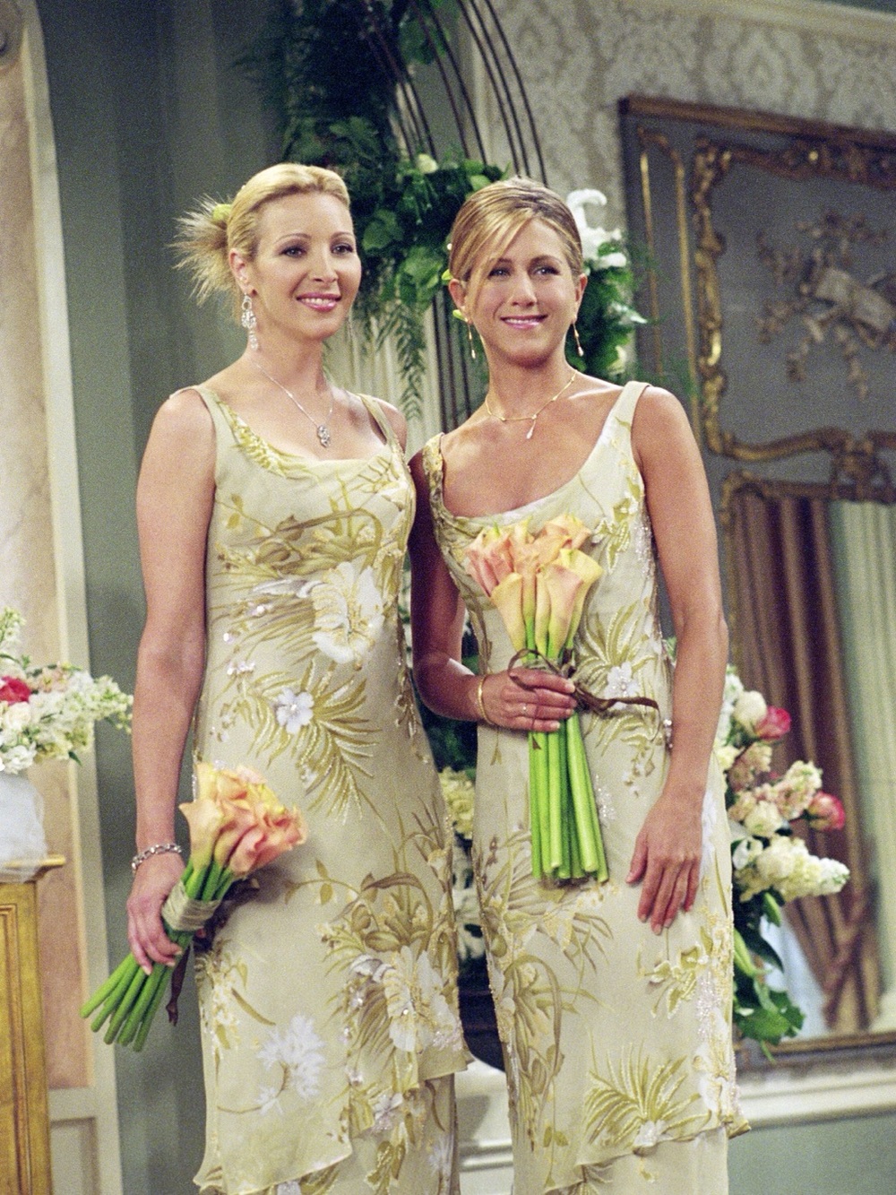 Rachel Green's iconic bridesmaid dress from Friends